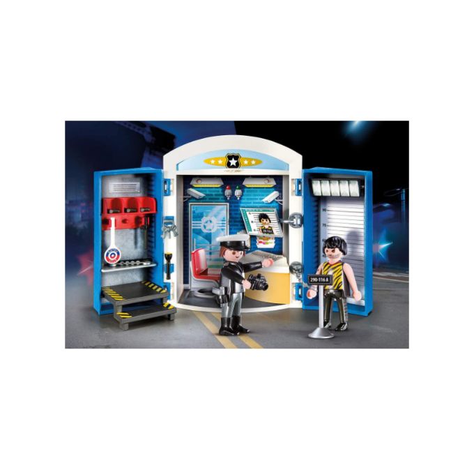 Playmobil City Action 9111 pas cher, Coffret du commissariat de police