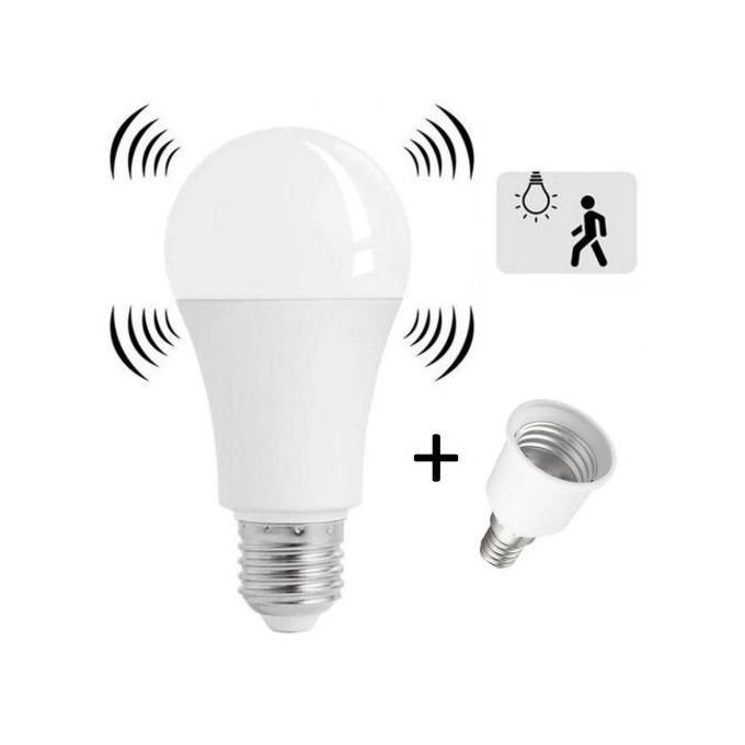 Lampe avec capteur de mouvement pour ampoule E27 - Achat & prix