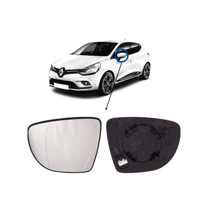 ALKAR 6432178 Verre Droit Retroviseur Renault Clio IV à prix pas cher