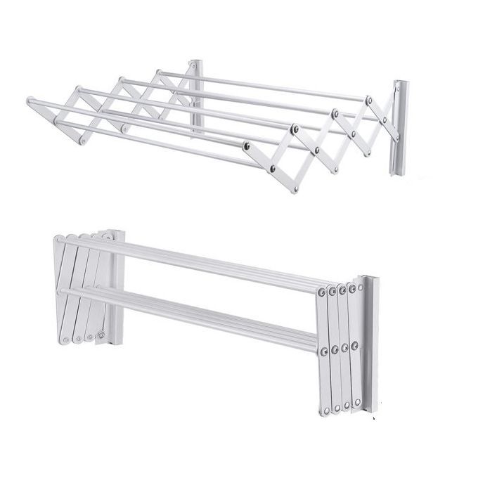 Séchoir Rack Pliant Support Mural Cintre Linge Salle De Linge Cintre  Cintres MurAux Compatible Avec Vêtements Acier Inoxydable Cintres à Linge  Mur Mou