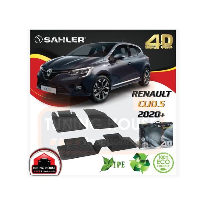 SAHLER tapis sur mesure RENAULT CLIO 5 . 2020+ - 4D - MADE IN TURKEY - à  prix pas cher