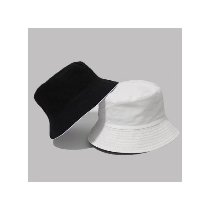 Generic Pack 2 Chapeau Unisexe Bob Noir \u0026 Blanc - 100% Coton à prix pas  cher | Jumia Maroc