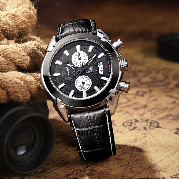 Megir Montre Chronographe chronographe style 2020 prix pas cher