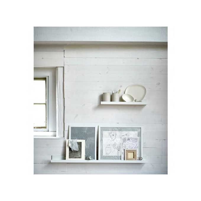 Ikea Tablette Pour Photos Blanc 55 Cm 12cm Etagere Super Class