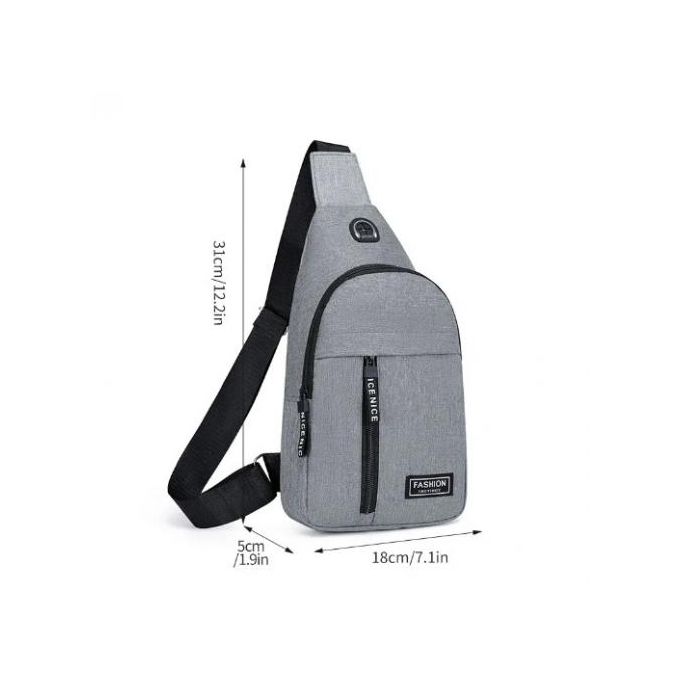 Eyccier Sac d'élingue Sac à Poitrine imperméable Petit Sac à Dos d'épaule à  bandoulière pour Les Hommes à vélo en Voyage : : Sports et Loisirs