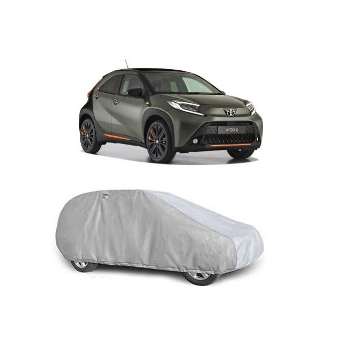 Bâche Voiture pour Toyota Aygo/Aygo X, Housse de Voiture Extérieur  Imperméable Étanche à la Poussière Protection Tous Temps Protection Toute  la