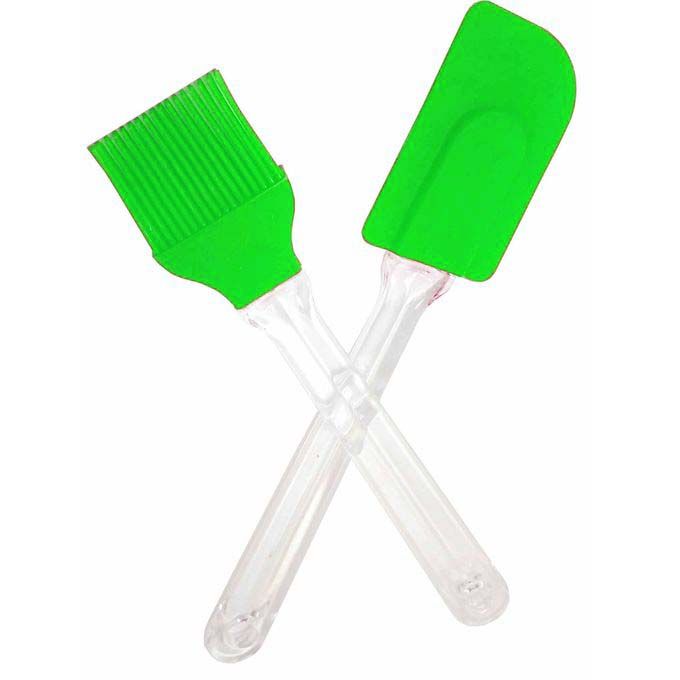 Generic Set de Spatule + Pinceau de cuisine en silicone à prix pas