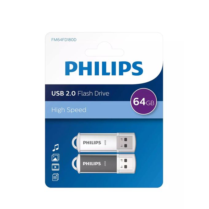 Philips 2 clé USB 2.0 de 64 GB