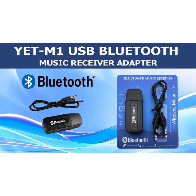 Generic Récepteur Adaptateur Bluetooth Aux - YET-M1 -Noir - Prix pas cher