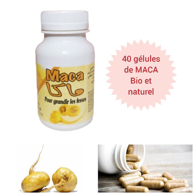 Maca complément alimentaire bio et naturel / 40 gélules à prix pas cher |  Jumia Maroc