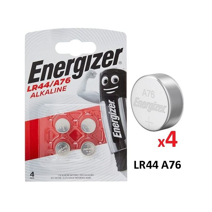 Pile ENERGIZER LR44 AG13 A76 1,5V alcaline - VISIONAIR Maroc