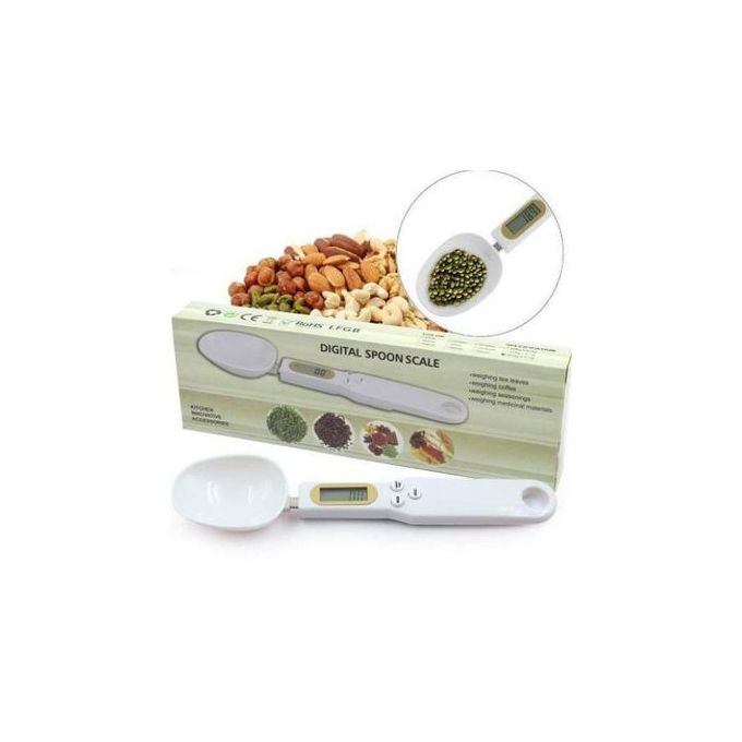 Balance de cuisine électronique 500g/0.1g a écran LCD forme cuillère numérique