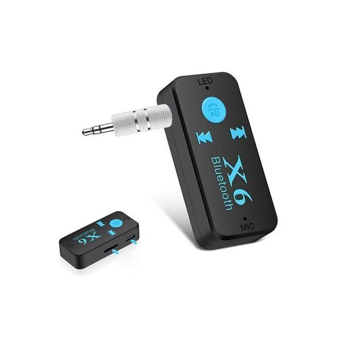 X6 Adaptateur récepteur Bluetooth Voiture,Bluetooth Aux,Support de carte à  prix pas cher