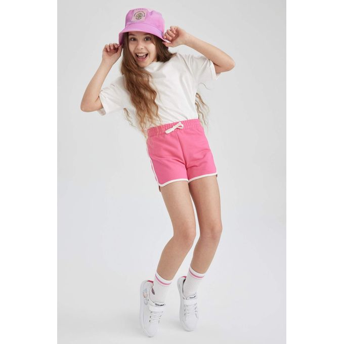 Defacto Girls Sweatshirt Fabric Shorts