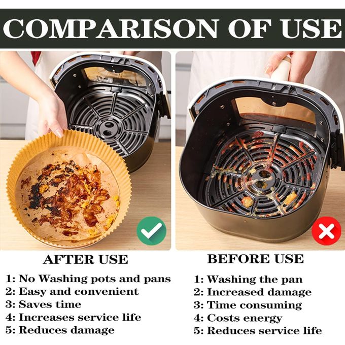 Doublures jetables pour friteuse à air pour Maroc