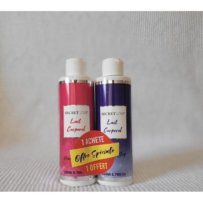 Secret Love Duo de Lait Corporel Pink Addict et Sweet Enjoy 200 + 200ml