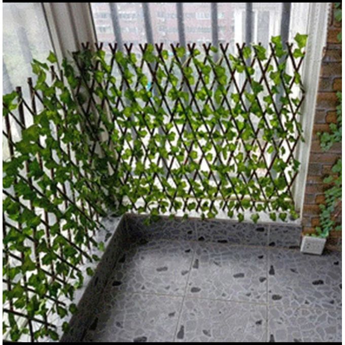Brise-vue , treillage , grillage à feuillage extensible en bois