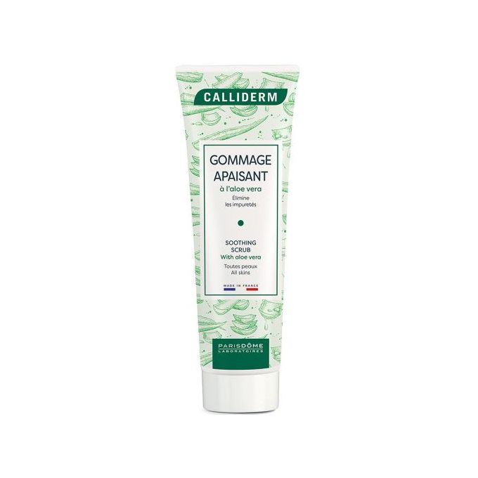 Calliderm Gommage visage calliderm apaisant à l'aloe vera tous types de peaux