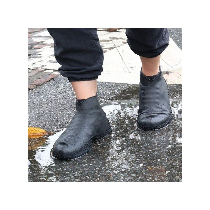 1 paire de couvre-chaussures en silicone réutilisables, bottes de pluie,  accessoires antidérapants en caoutchouc - Cdiscount