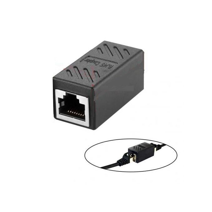 Generic Coupleur RJ45 Femelle - Prolongez vos câbles réseau en un clin  d'œil // Lot de 5 Pcs à prix pas cher