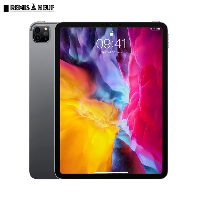 Apple iPad Pro (2020) 12.9'' Pouces 512Go - 6Go Ram - Wi-Fi - Gris Sidéral - Remis à neuf