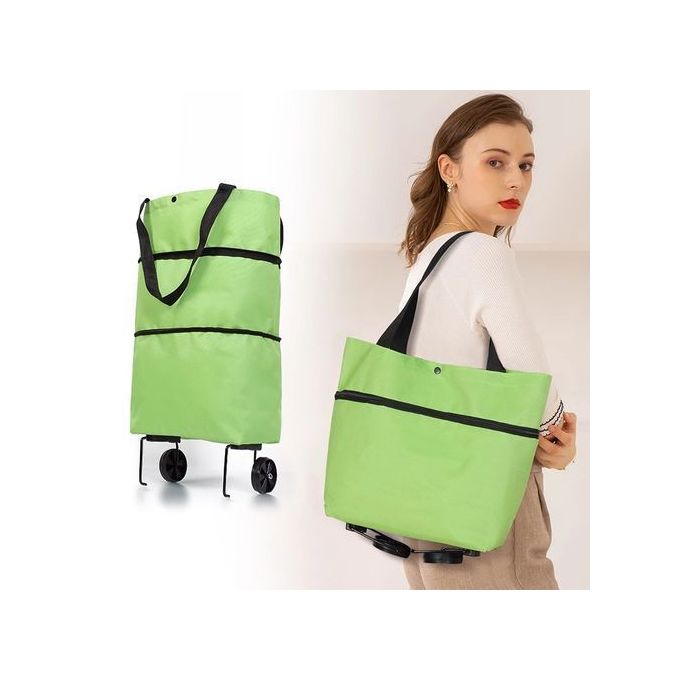 4PCS Sacs de course chariot Sac Shopping réutilisable qui respecte  l'environnement