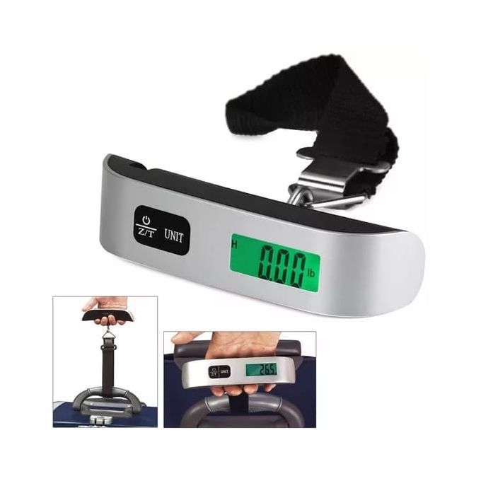 Pèse Bagage Électronique Numérique 50kg/110lb - Balance Portable Pour Valise Avec Fonction Tare Et Température