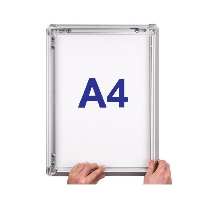 Standard CADRE CLIC CLAC ALUMINIUM COULEUR ARGENT FORMAT A4