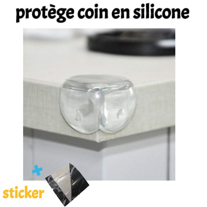 Generic lot de 4 Protège-coins de table en silicone pour bébé et