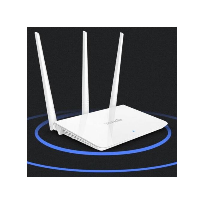 Routeur WiFi Tenda F3 300Mbps + Extender/Point D'accès (Neuf, Blanc)