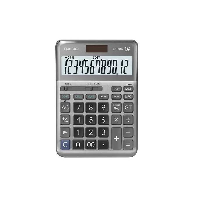 Calculatrice de Bureau CASIO DF-120FM 12 Chiffres - Rose