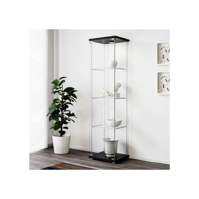 Ikea Vitrine Detolif Noir Brun 43 X 163 Cm A Prix Pas Cher Jumia