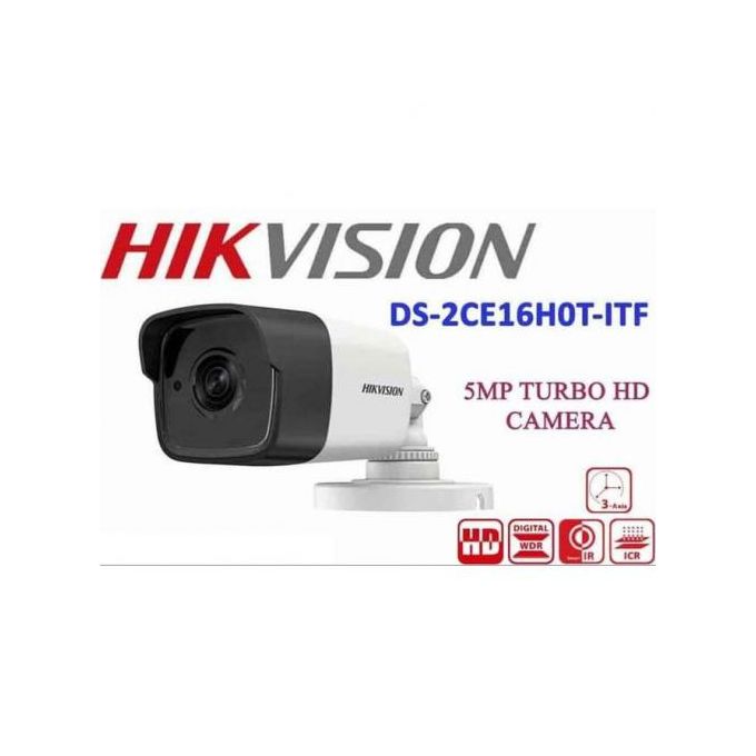 Hikvision Caméra Bulle Etanche 5MP TurboHD 1080P DNR/IP67 IR 30M OBJ 2.8mm