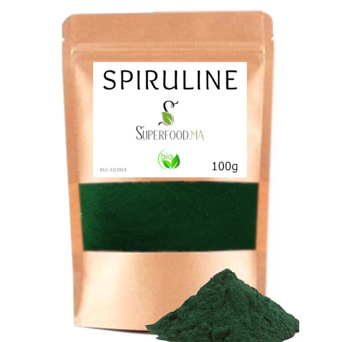 Spiruline bio en poudre 100g