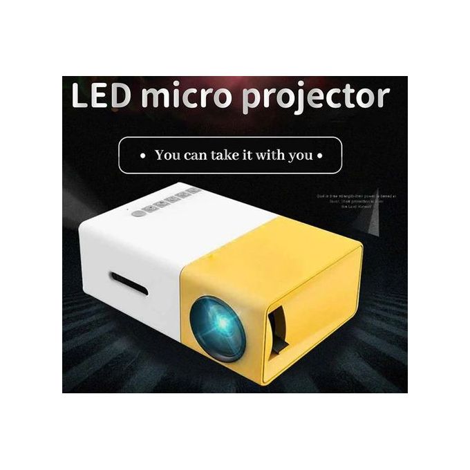 Generic Projecteur vidéo compact LED avec prise en charge HDMI 1080P à prix  pas cher