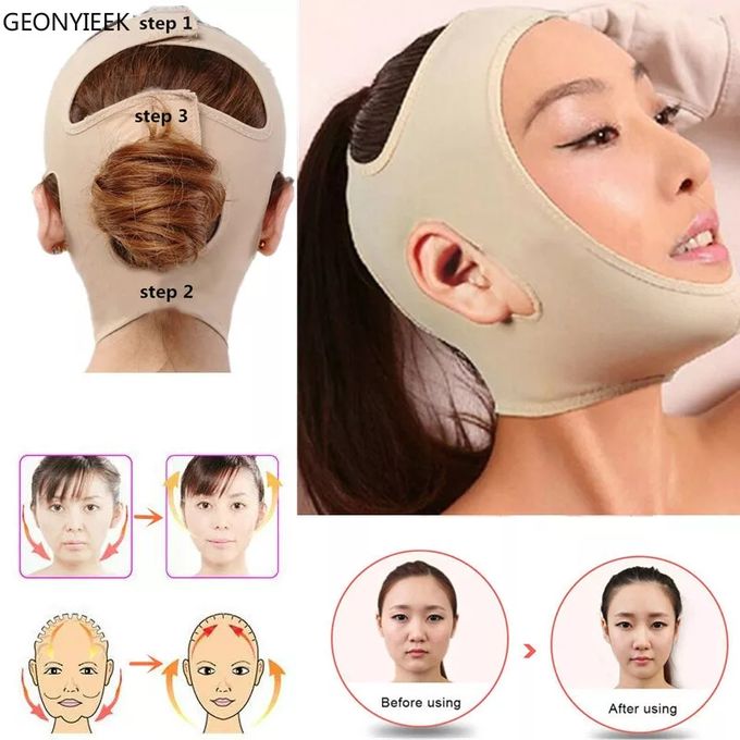 Bande Anti-rides aminissante Facial masque de lifting reduire le double menton