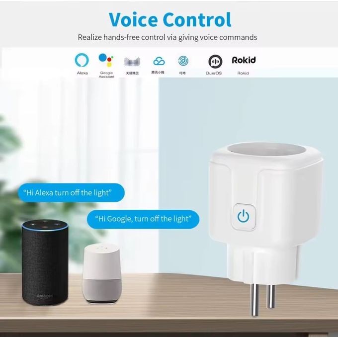 Prise Connectée WiFi, Lot De 2 Prise Intelligente Compatible Avec Alexa Google Home Et Smart Life Prises Programmables Wifi Avec Contrle Distance Contrle Vocal Et Fonction De Temps 59886538
