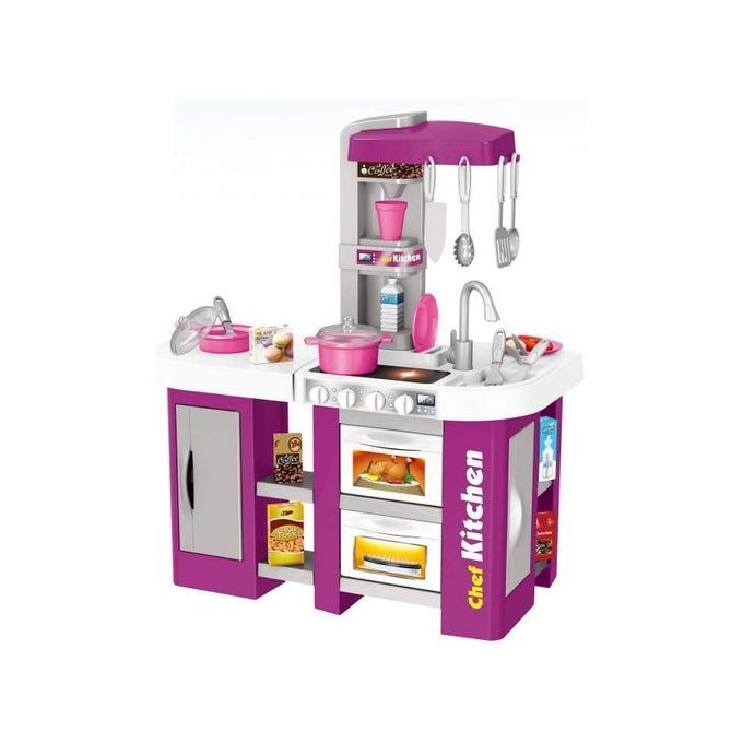 Cuisine Chef talentueux lumière, son, eau versante , jeu pour enfant 53 objets