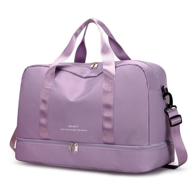 Sac de Sport avec Compartiment pour Chaussures et Poche Humide, Sac de  Voyage Léger pour Hommes et Femmes 