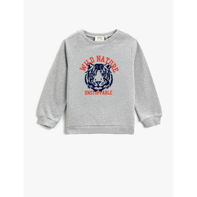 Koton SWEATSHIRT GARÇON -GRIS