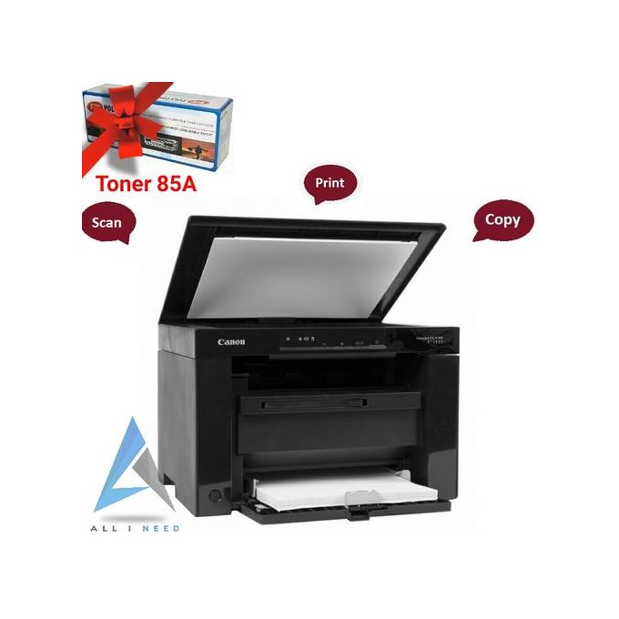 Canon I Sensys Mf3010 Laser Imprimante Scanner Photocopieuse 1 Toner Inclus 1 Toner 85a Gratuit A Prix Pas Cher Jumia Maroc