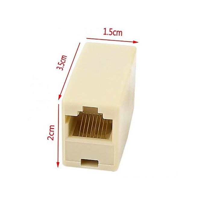 CAT5 RJ45 Lan câble réseau Ethernet Extender Joiner Adaptateur Coupleur  connecteur