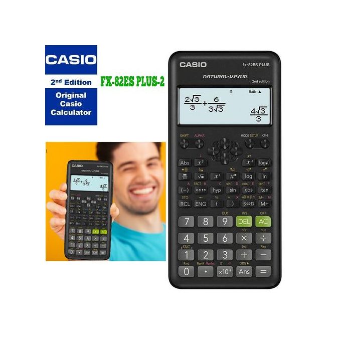 Casio FX-82ES Plus-2 Calculatrice Scientifique 252 Fonctions