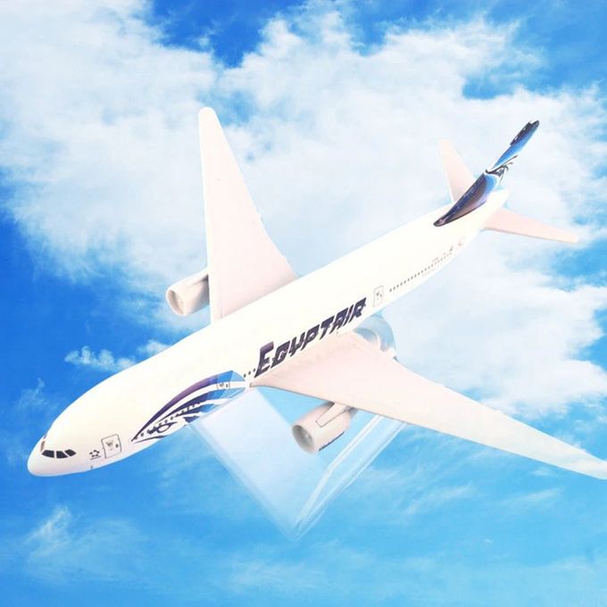 Maquette Avion Boeing 737 Jetblue 1:300 - Modèle Métal Avec Support - Cadeau Passionné Aviation