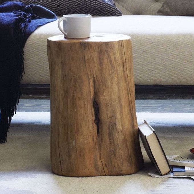 Naturelle Arbre-Souche Table d’appoint arbre rond