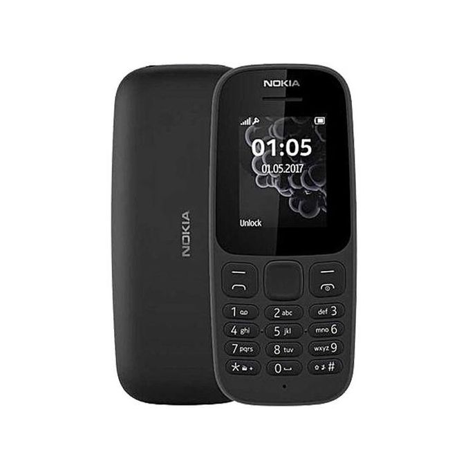 Nokia 105 (2019) - 1.77" - Dual Sim - 800 mAh Batterie Longue Durée - Noir - New