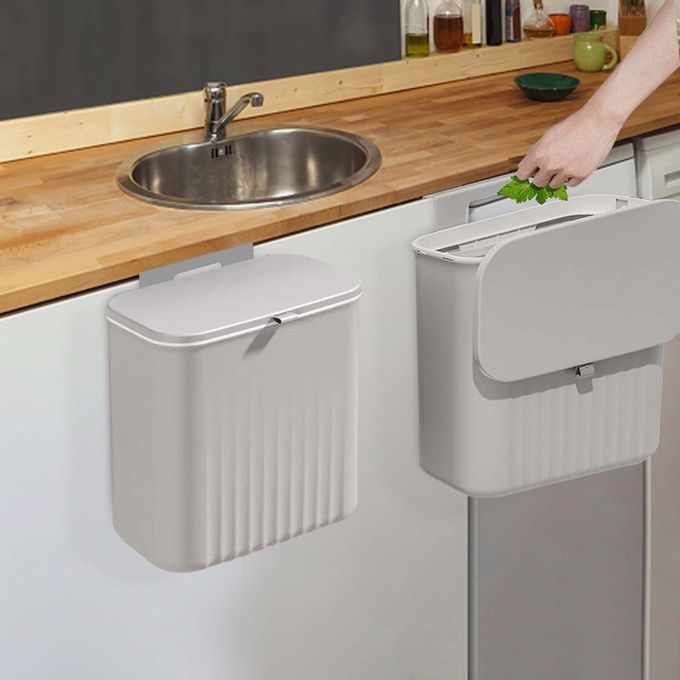 Generic Poubelle murale pour salle de bain et cuisine avec