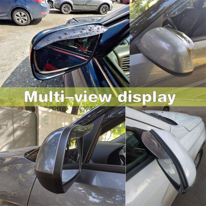  Voiture Vue Arrière Miroir Pluie Sourcil - 2pcs Mirror Rain  Cover Rétroviseur Pare-Pluie Universel Rétroviseur Latéral Pluie Sourcil  pour la Plupart des Voitures, Damions et SUV