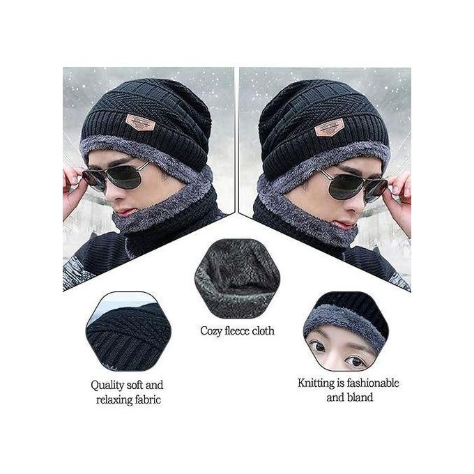 Echarpe Homme Hiver Max-Tonsen Écharpe Tendance En Polaire Chaude Douce Et Légère Polaire Militaire Homme