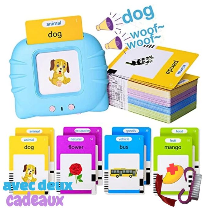 Achetez en gros Cartes Flash Parlantes Jouets D'apprentissage Machine  D'éducation Précoce Avec 224 Jouets D'éducation De Contenu Pour Toddle  Chine et Cartes Flash Parler à 3.99 USD